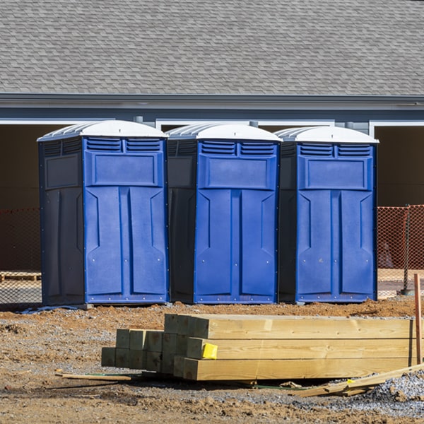 what is the maximum capacity for a single porta potty in Williamsburg Massachusetts